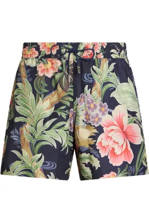 Etro Floral-print swim shorts