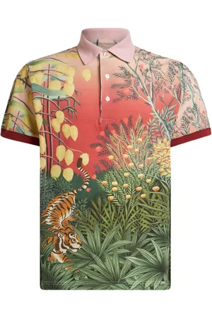 Etro Graphic-print ombré polo shirt