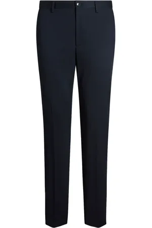 Etro Mid-rise slim-cut trousers