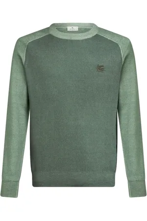 Etro Pegaso-embroidered wool jumper