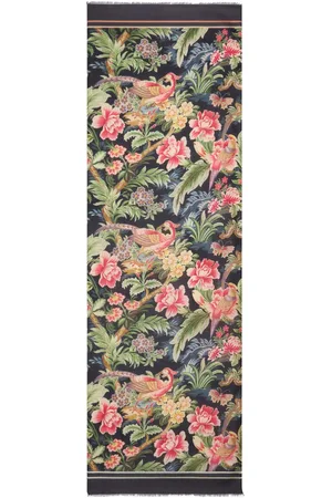 Etro Frayed graphic-print scarf