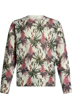 Etro Floral intarsia-knit jumper