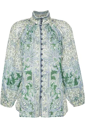 ZIMMERMANN Ottie paisley-print blouse