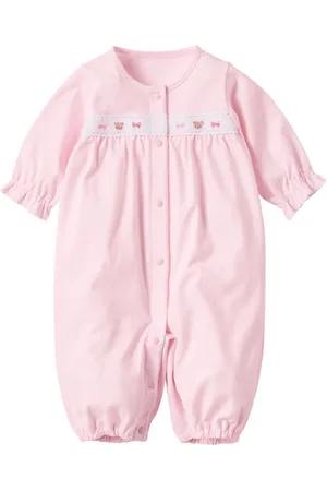 Familiar Lace-embellished cotton romper