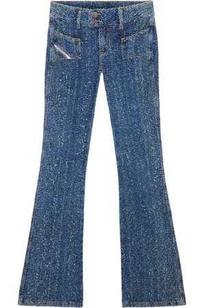 Diesel D-Ebush low-rise flared jeans