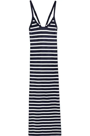 Chinti & Parker Breton striped midi dress