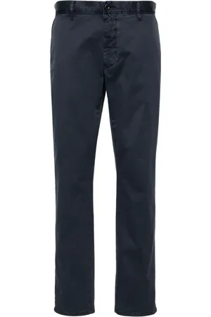 Incotex Tapered-leg cotton chino trousers
