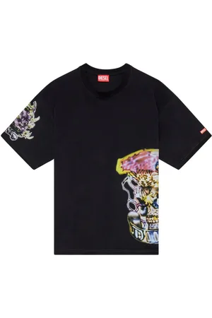Diesel T-Boxt-Q14 graphic-print cotton T-shirt