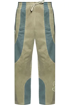 PUMA Two-tone cotton track pants