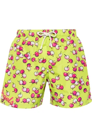 Palm Angels Cherry-print swimming shorts