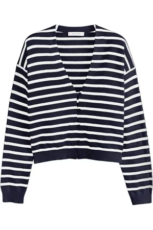 Chinti & Parker Striped knitted cardigan