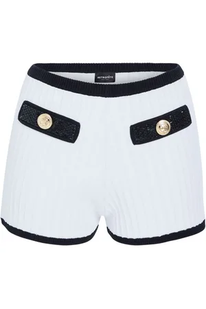 Retrofete Tora knitted mini shorts