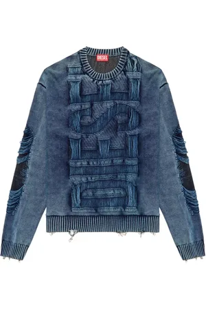 Diesel Faded effect knitted jumper