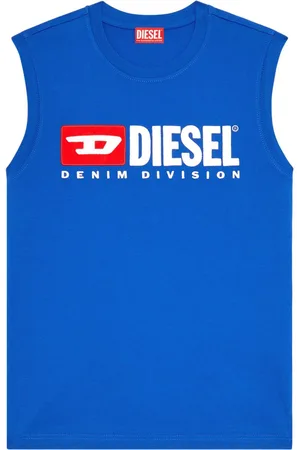 Diesel T-Isco-Div logo-print tank top