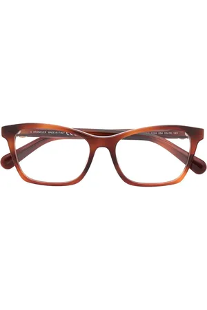 Moncler Tortoiseshell-frame design glasses