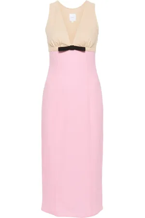 Patou Two-tone midi dress