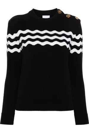 Patou Wave knitted jumper