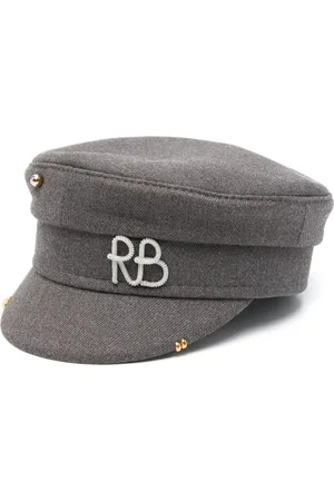 Ruslan Baginskiy Mélange-effect baker boy cap
