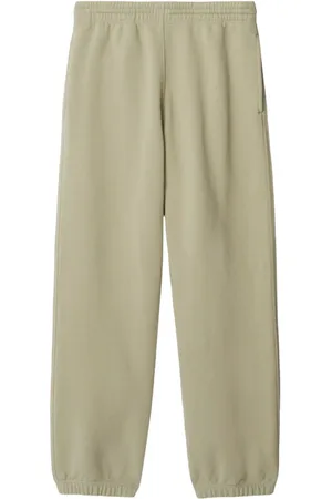 Burberry Appliqué-logo cotton track pants