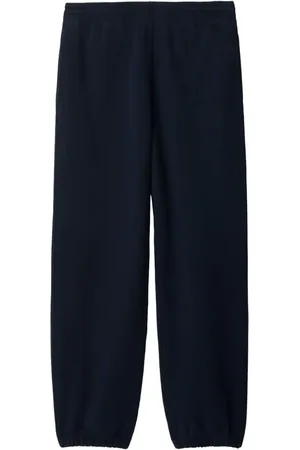 Burberry Logo-appliqué cotton track pants