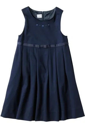 Familiar Sleeveless bow-embroidered dress