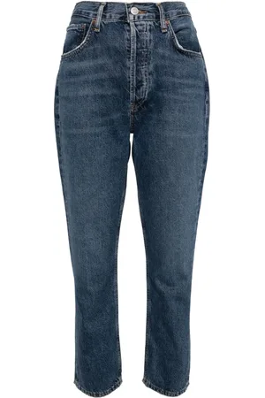 AGOLDE Mid-rise tapered jeans