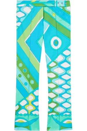 Puccini Vivara-Print cotton trousers