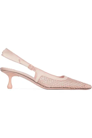 Jimmy Choo 50mm Amel crystal-embellished pumps