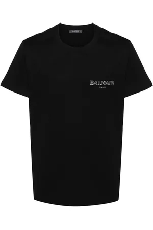 Balmain Logo-appliqué cotton T-shirt
