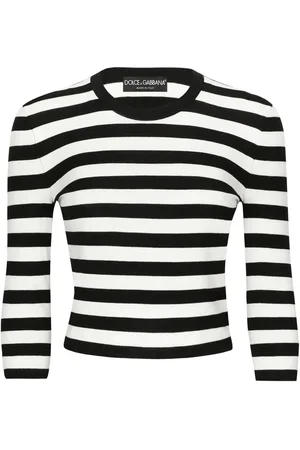 Dolce & Gabbana Striped cropped jumper