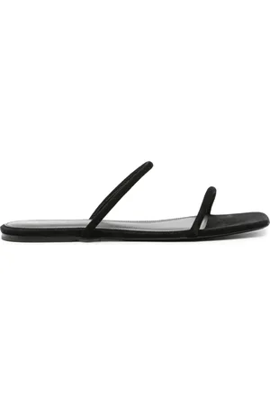 Totême Minimalist suede slides