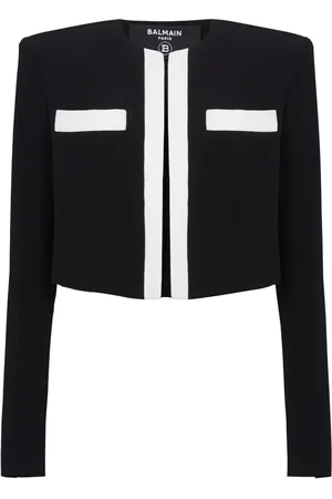 Balmain Spencer crepe cropped jacket