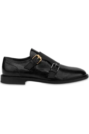 Moschino Leather monk shoes