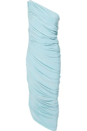 Norma Kamali Diana one-shoulder gown