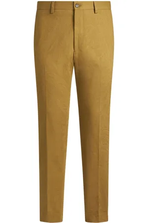 Etro Paisley-jacquard chinos