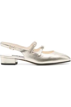 Carel Peche 30mm leather pumps