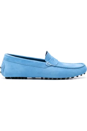 Scarosso Michael suede penny loafers