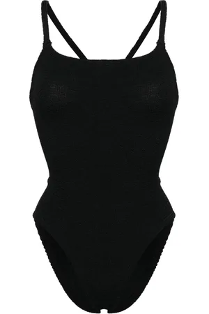 Hunza G Bette shirred swimsuit