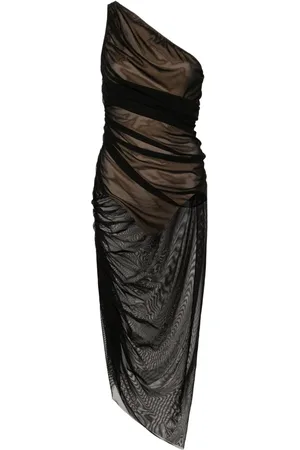 Norma Kamali Diana one-shoulder gown