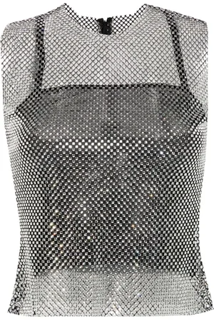 Serafini Rhinestone-embellished top