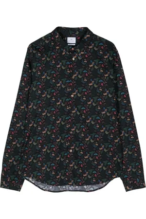 Paul Smith Leaf Print Tailored Shirt