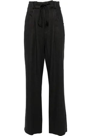 GOEN.J High-waisted straight-leg trousers