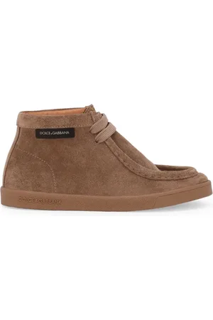 Dolce & Gabbana Logo-tag leather boots