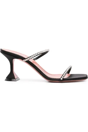 Amina Muaddi Gilda 70mm satin mules