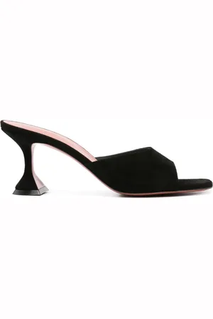 Amina Muaddi Lupita 70mm suede mules