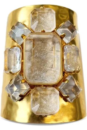 Goossens Faceted-stone detail cuff
