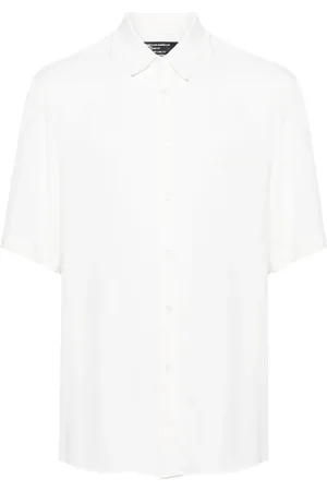 Patrizia Pepe Classic-collar twill shirt