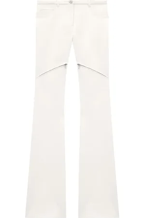 Courrèges Ellipse zipped twill trousers