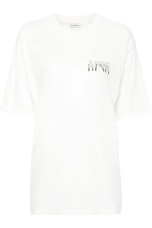 ANINE BING Logo-print cotton T-shirt
