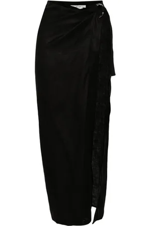 MANURI Vika 2.4 linen midi skirt